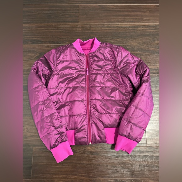Lululemon Non-Stop Reversible Bomber Ripened Raspberry - Picture 5 of 8